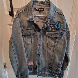 Ring of Fire sz xl . Jean jacket.